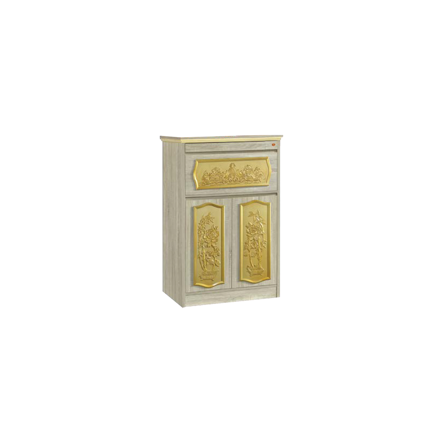 Whitney Oriental Altar Table with Top Altar Cabinet Fire Resistant Altar Cabinet