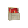 Thomas Oriental Altar Table with Top Altar Cabinet Fire Resistant Altar Cabinet