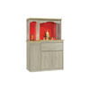 Jeremiah Oriental Altar Table with Top Altar Cabinet Fire Resistant Altar Cabinet