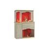 Gideon Oriental Altar Table with Top Altar Cabinet Fire Resistant Altar Cabinet