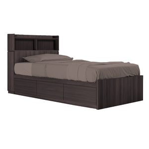 Talin Drawers Storage Bed Frame / Fully Laminated Eco Board with Headboard in 6 Colour Options