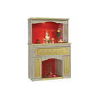 Mikayla Oriental Altar Table with Top Altar Cabinet Fire Resistant Altar Cabinet