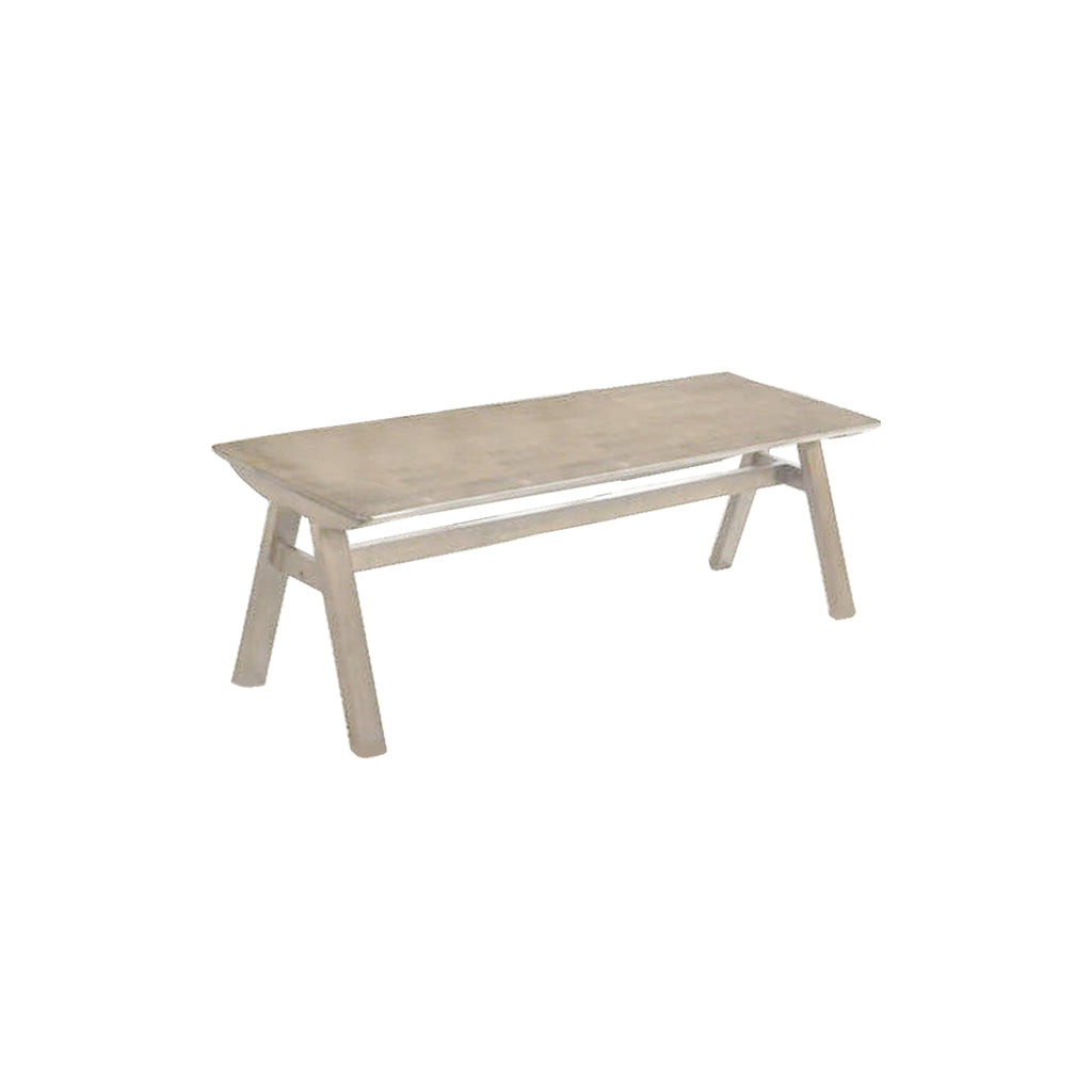 Napoli Solid Wood Dining Set Table with Chair and Bench - Available in Natural and Walnut Colour