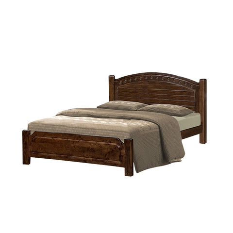 Image of Kaden Queen/King Solid Rubberwood Bed Frame w/ Underbed Space - With Mattress Option