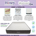 Gracie Divan Bed Frame with Foam Padded Headboard w/ Mattress - All Sizes Available