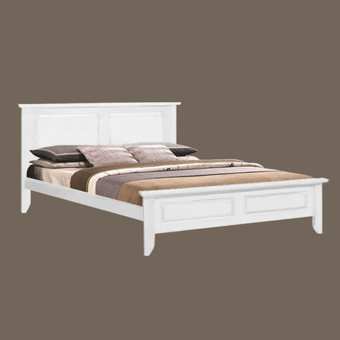 Image of Rhina Solid Rubberwood Bed Frame w/ Underbed Space - All Size With Mattress Option