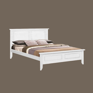 Rhina Solid Rubberwood Bed Frame w/ Underbed Space - All Size With Mattress Option