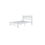 Hollie  Queen/King Size Metal Bed Frame Copper or White Colour - w/ Mattress Option