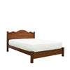 Terie Wooden Bedframe Queen Size In Oak Colour with Mattress Option - MDF+Veneer Wood