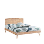 Venus Wooden Bedframe Queen/King Size In 2 Colours with Mattress Option - Solid Wood