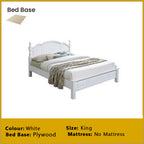 Estus Wooden Bedframe MDF + Veneer W/ Plywood Base Queen/King Size - w/ Mattress Option