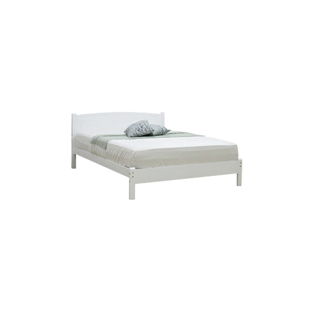 Izumi Wooden Bedframe Queen Size In 2 Colour with Mattress Option - MDF+Veneer Wood
