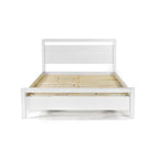 Sinna Queen Solid Rubberwood Bed Frame w/ Underbed Space - With Mattress Option