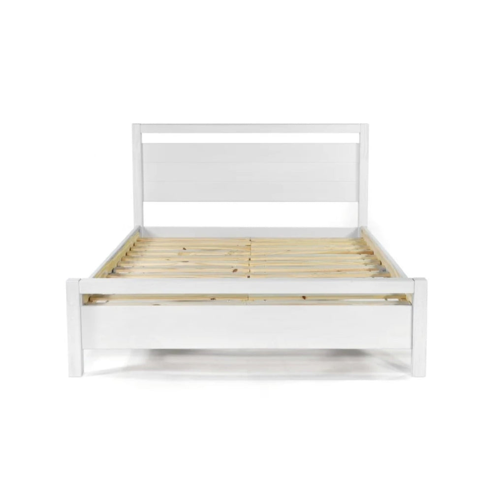 Sinna Queen Solid Rubberwood Bed Frame w/ Underbed Space - With Mattress Option
