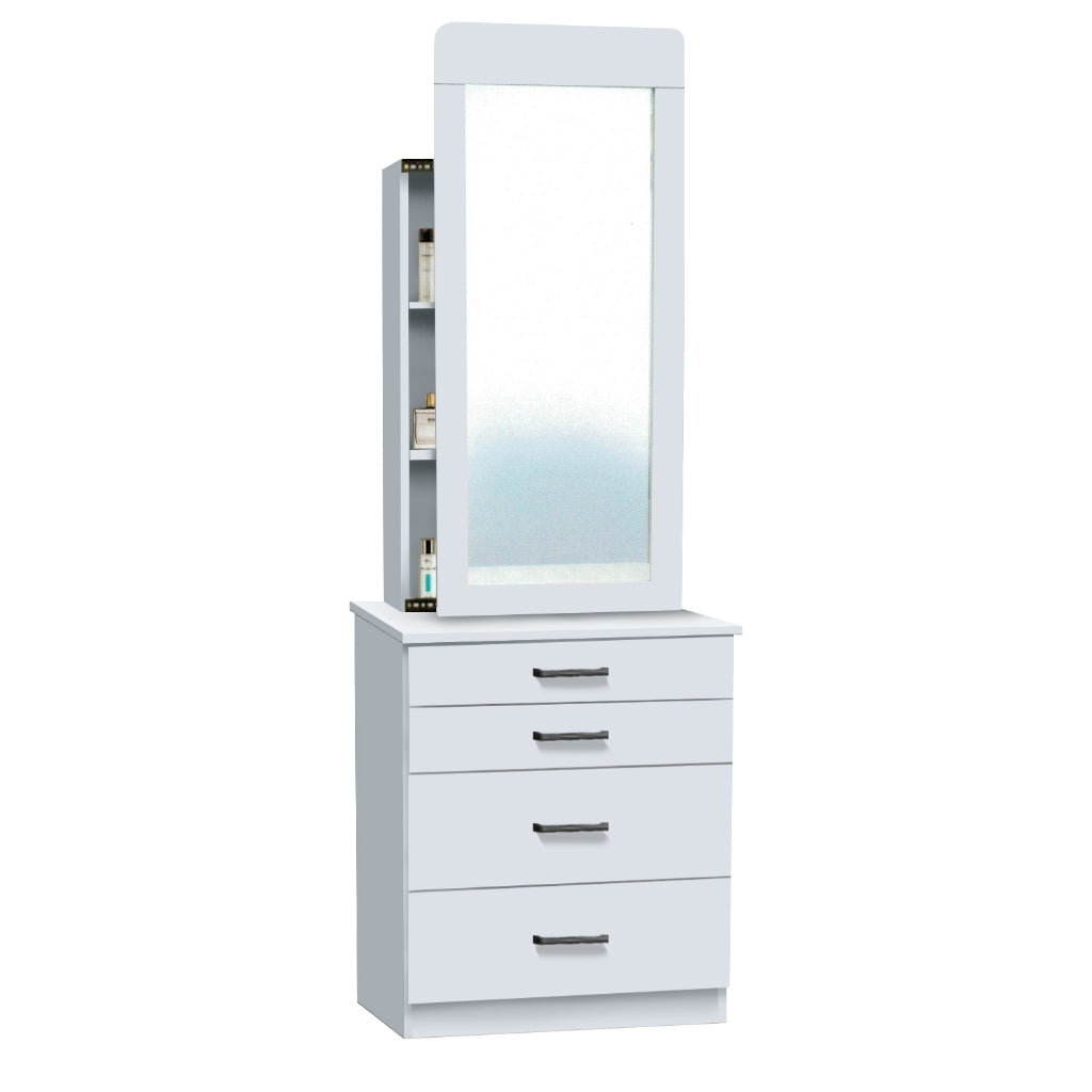 Velin CARB-P2 Certified Board Dressing Table / Gliding Drawer Dresser in 6 Colours