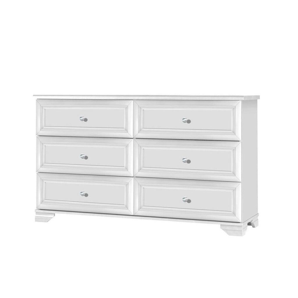 Karen 6 Chest of Drawers CARB-P2 Certified Board Full Laminated Back Panel in 2 Colours