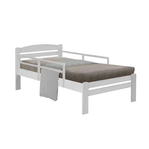 Image of Nifton Single, Super Single Bed Frame Side Rail Child/Elderly Bed w/ Mattress Option