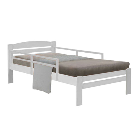 Image of Nifton Single, Super Single Bed Frame Side Rail Child/Elderly Bed w/ Mattress Option