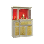 Dorian Oriental Altar Table with Top Altar Cabinet Fire Resistant Altar Cabinet