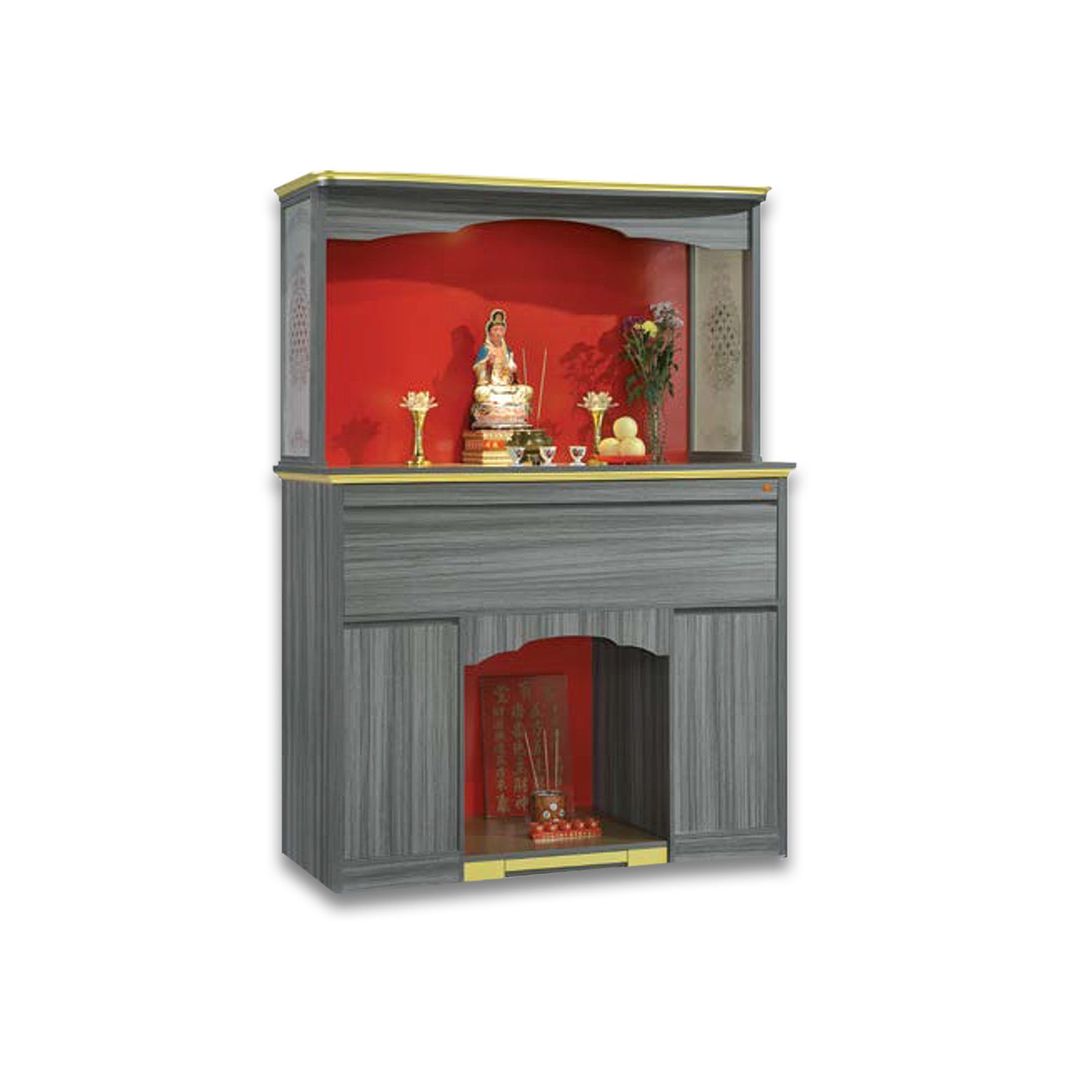 River Oriental Altar Table with Top Altar Cabinet Fire Resistant Altar ...