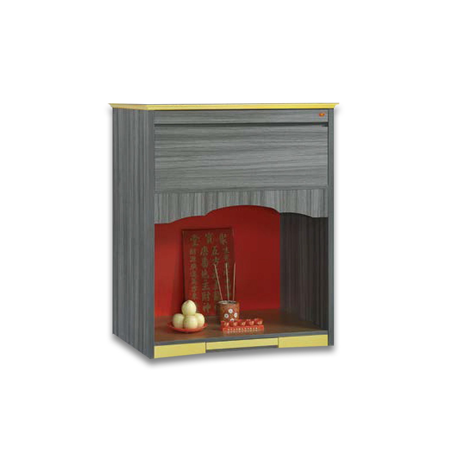 Easton Oriental Altar Table with Top Altar Cabinet Fire Resistant Altar Cabinet