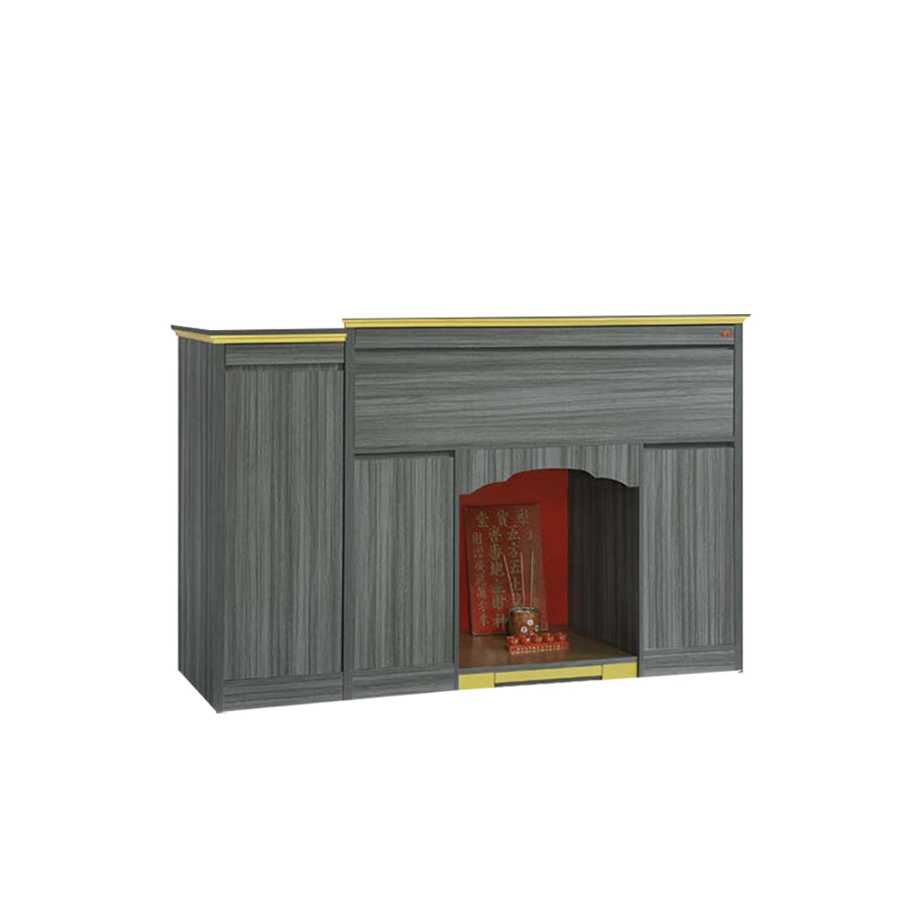 Yehuda Oriental Altar Table with Top Altar Cabinet Fire Resistant Laminated Board
