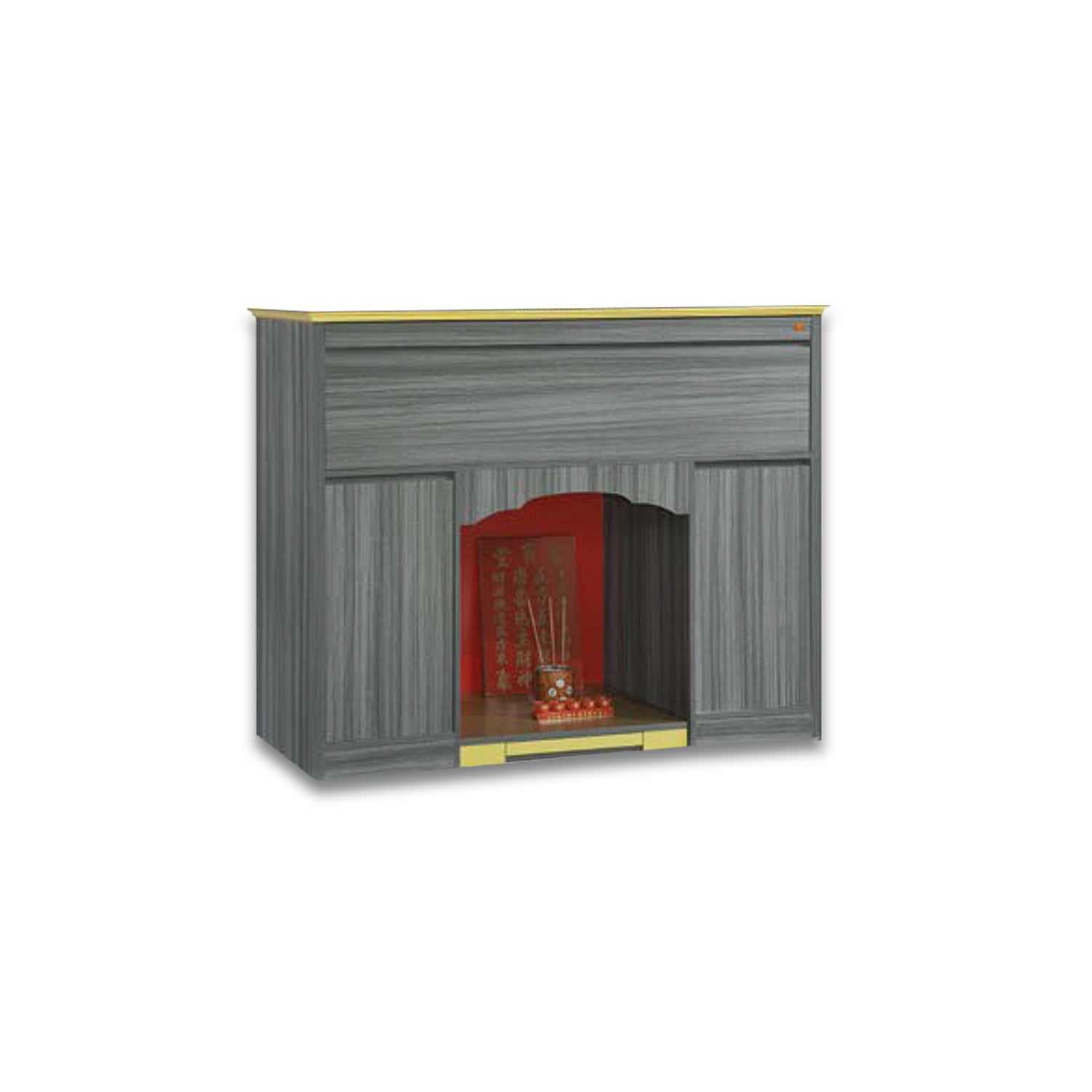 Vincent Oriental Altar Table with Top Altar Cabinet Fire Resistant Altar Cabinet