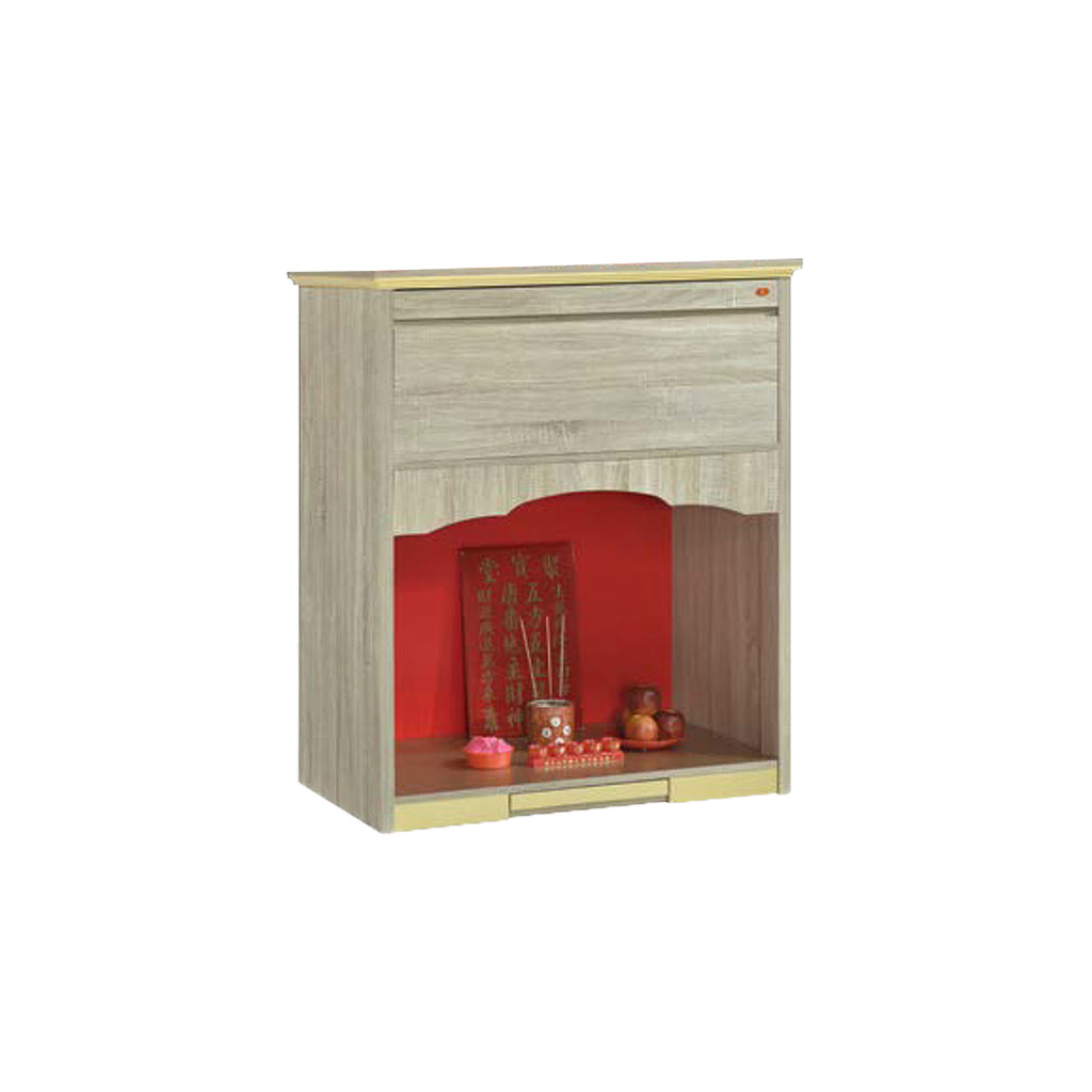Willow Oriental Altar Table with Top Altar Cabinet Fire Resistant Altar Cabinet