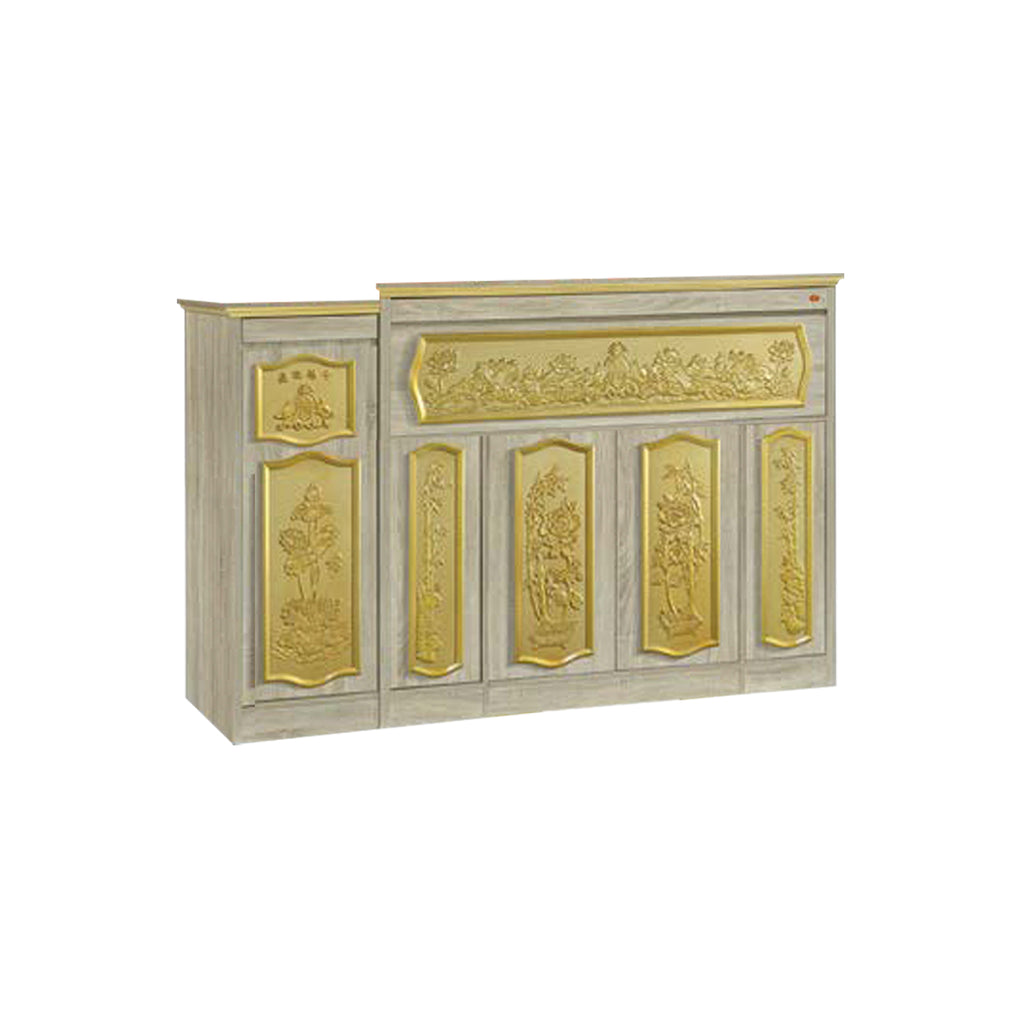 Conrad Oriental Altar Table with Top Altar Cabinet Fire Resistant Altar Cabinet