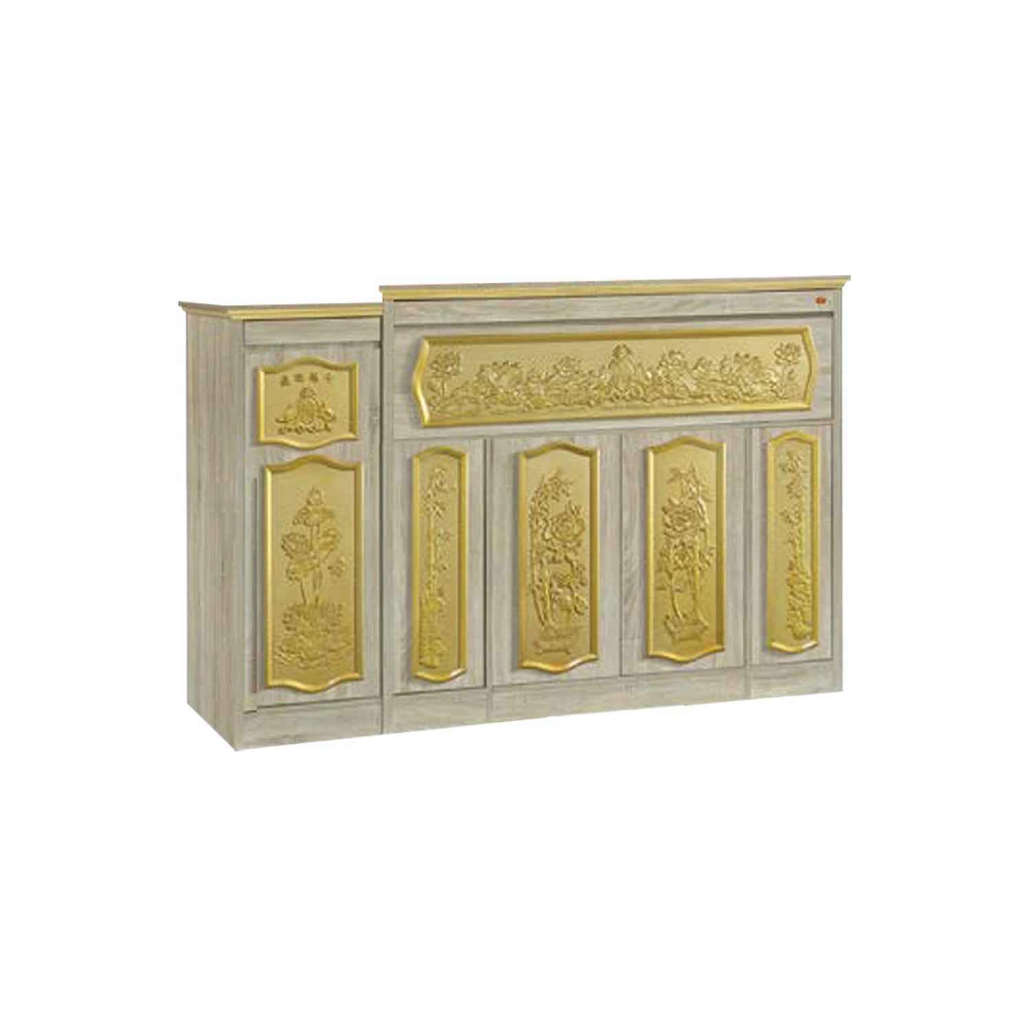 Conrad Oriental Altar Table with Top Altar Cabinet Fire Resistant Altar Cabinet