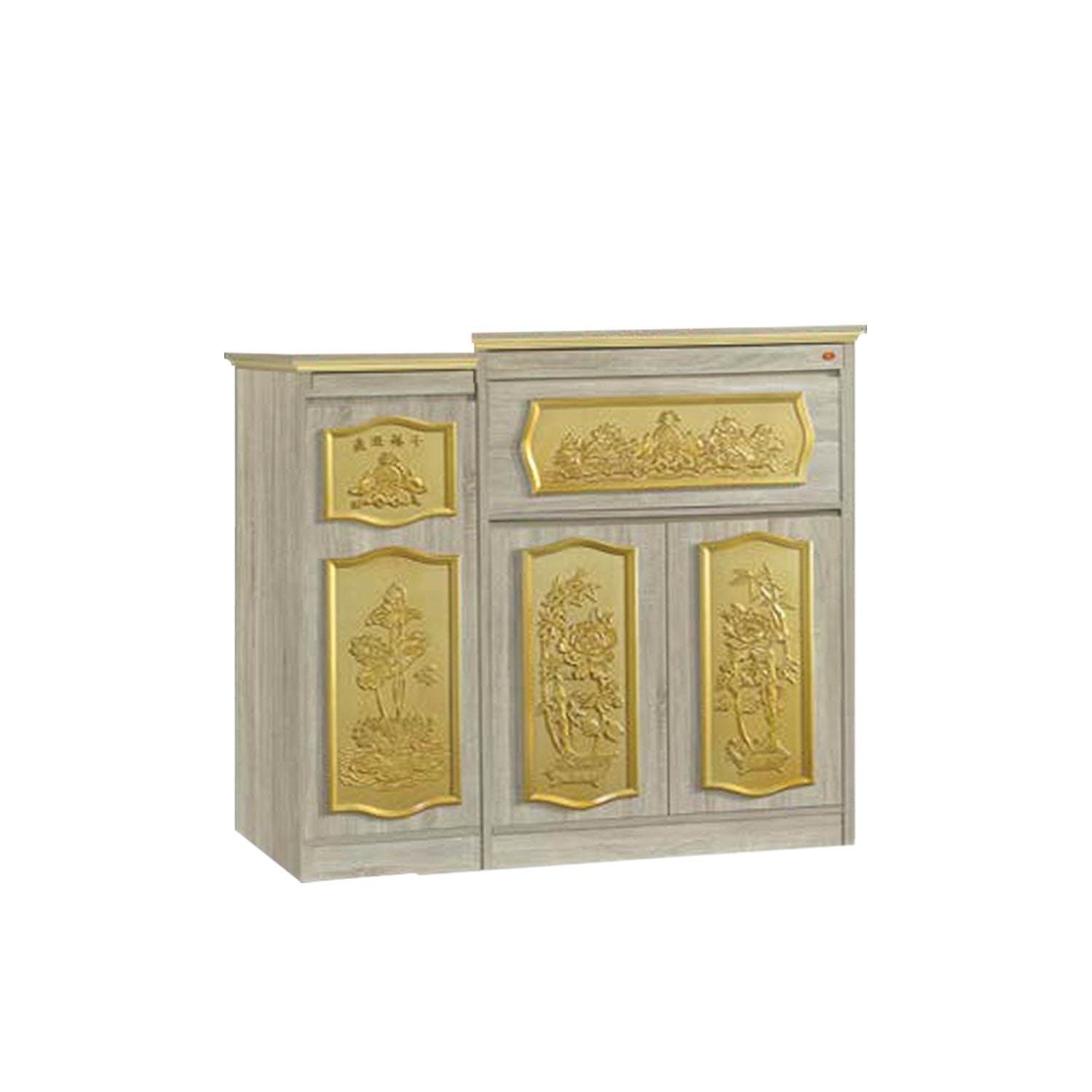 Gareth Oriental Altar Table with Top Altar Cabinet Fire Resistant Altar Cabinet