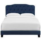 Amelia Queen Size Platform Bed Frame w/ Mattress Option In 2 Colours