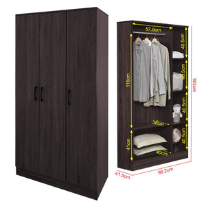 Toluca Bedroom Set Series 9 Includes Wardrobe/Bed Frame/Mattress In Single And Super Single Size.Free Installation