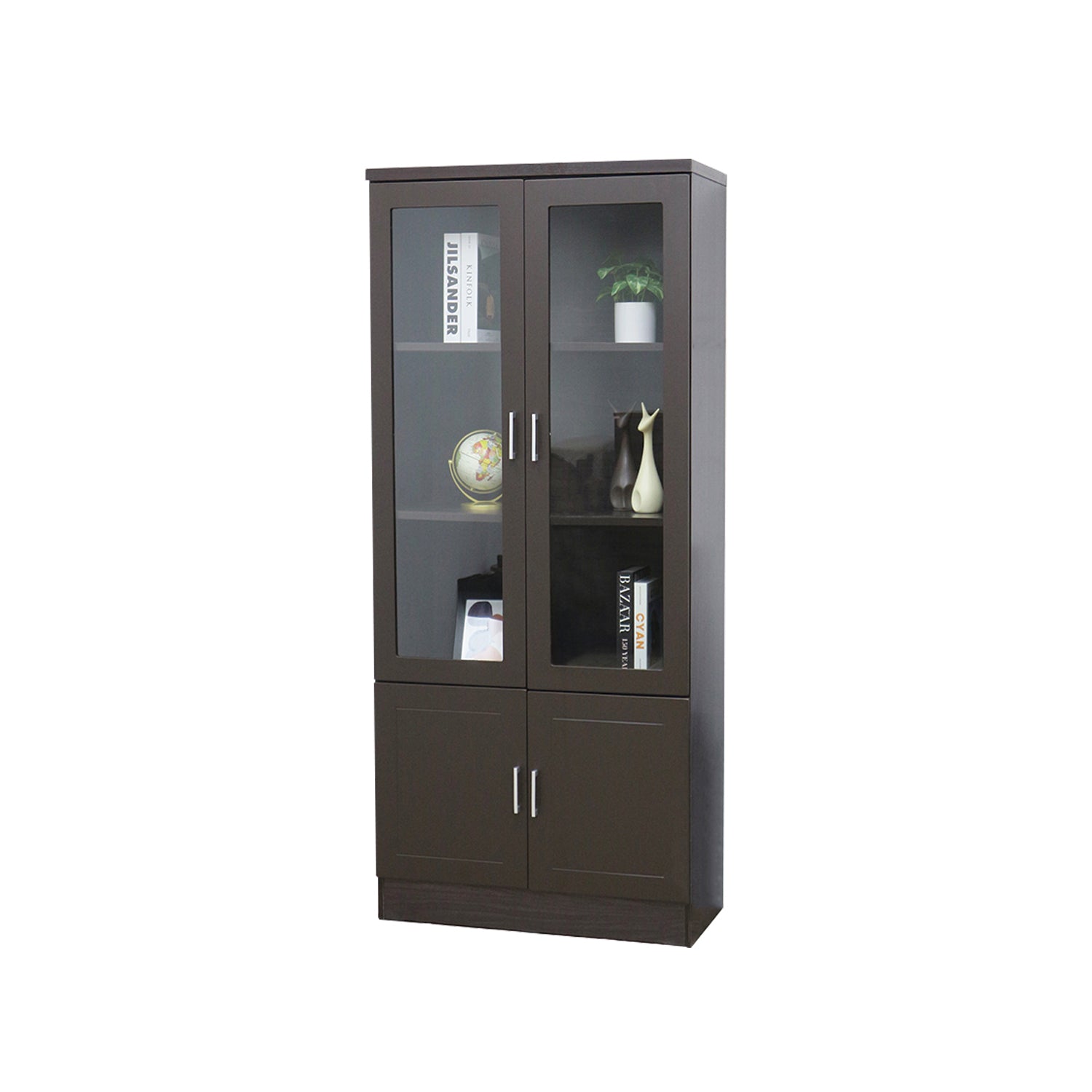 Myani Series Display Cabinet Book Shelves with Drawers in 2 Models