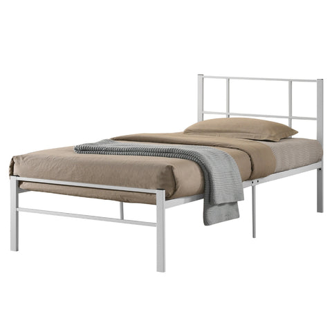 Image of Marzo Single Metal Bed Frame with Under Bed Clearance for Storage w/ Mattress Option