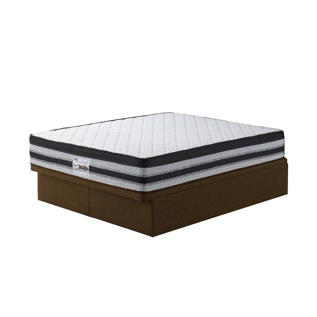 Brew Fabric And Leather Storage Divan SBD 12"/ 16" w/ PetFriendly -  Mattress Option