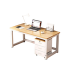 Demmi Computer Table with 3-Drawer Pedestal Working Study Laptop Table
