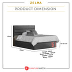 Diomire Zelma 14"/16"/18" SBD Storage Bed Pet Friendly Scratch-Resistant Fabric 27 Colours- With Mattress Add-On