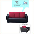 Ethan 3 Seater Sofa Set in 47 Colour -w/ PetFriendly Fabric/Faux Leather Options