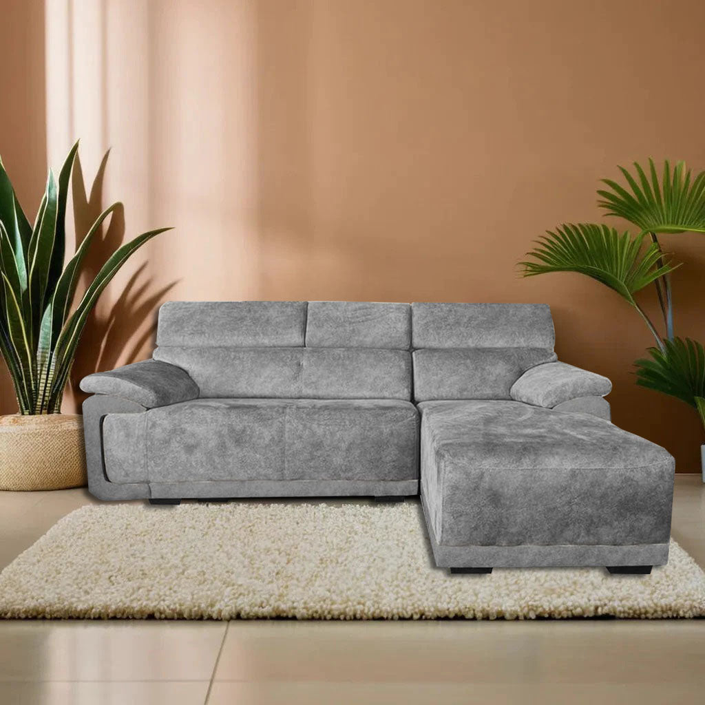 Murah L-Shaped Sofa in 48 Colour - w/ PetFriendly Options