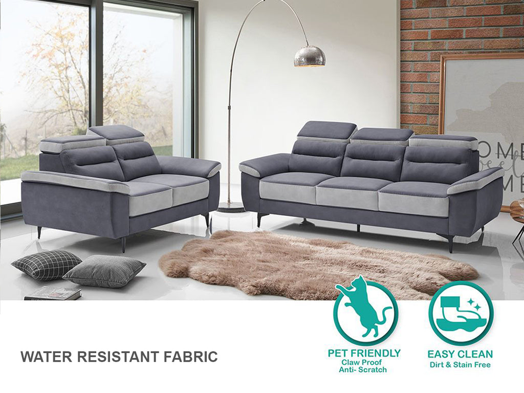 Lovinna 2-Seater and 3-Seater Sofa Pet Pocketed Spring System