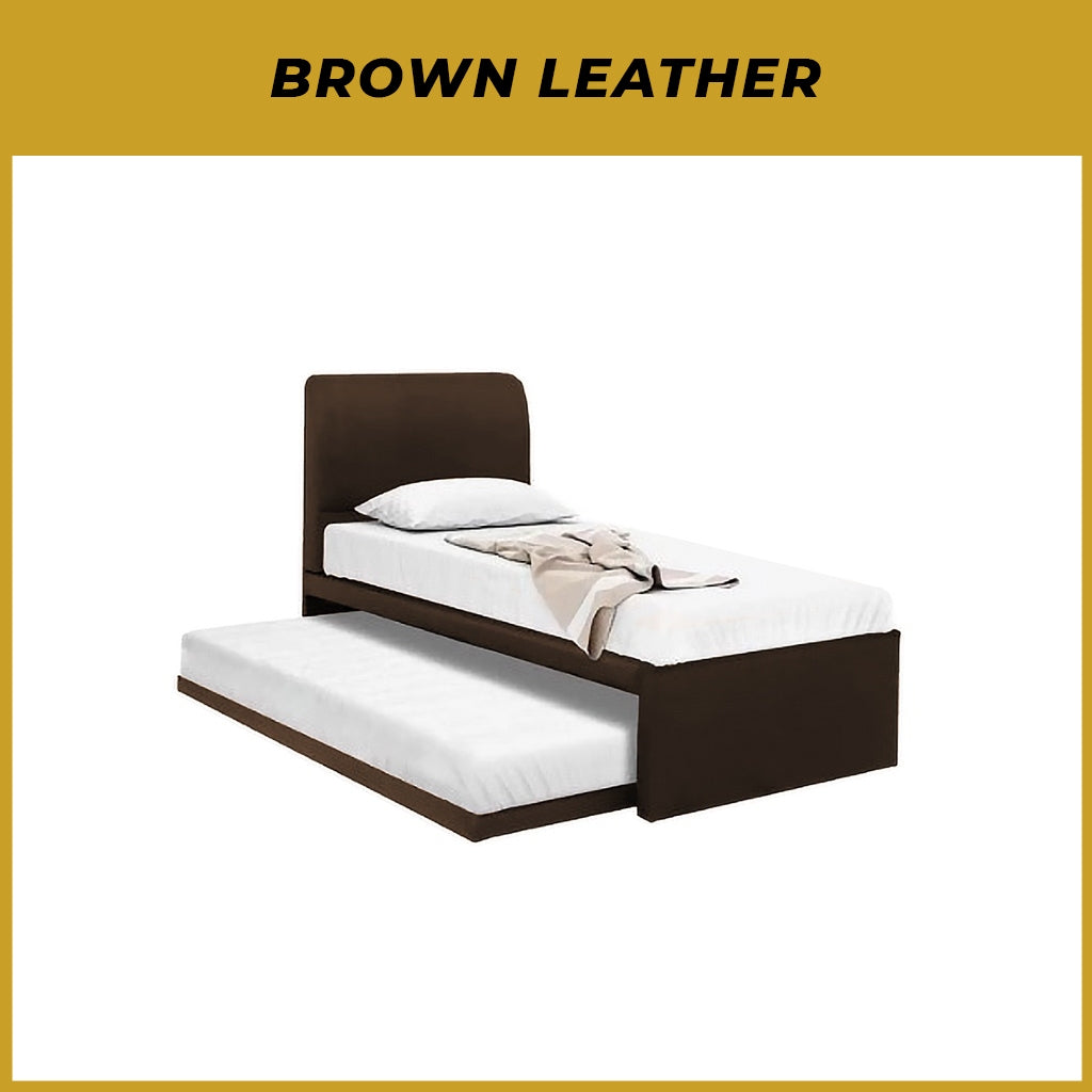 Xanti Bed Frame With Pull Out/Folding Leg Bed Option In 2 Colour- Single and Super Single