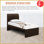 Xanti Bed Frame With Pull Out/Folding Leg Bed Option In 2 Colour- Single and Super Single