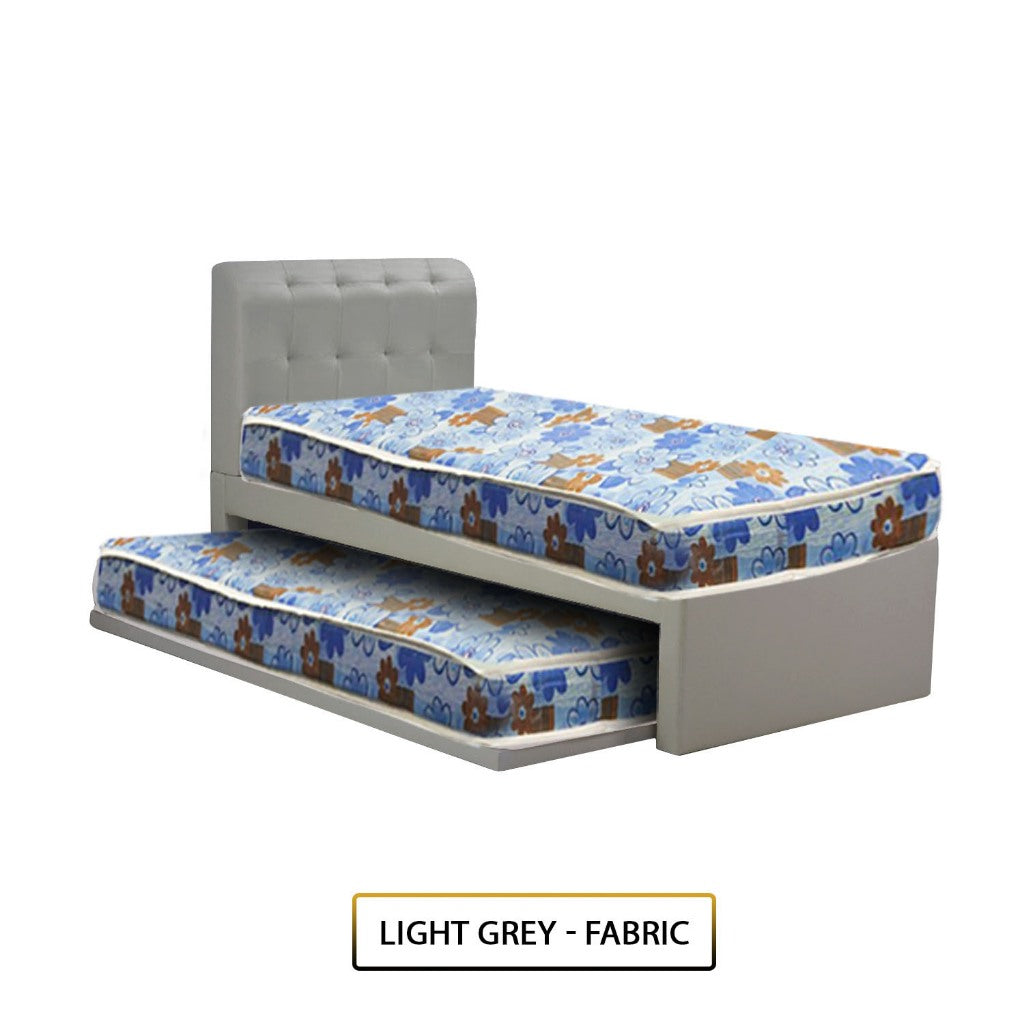 Elie 3 in 1 Single Bed Frame Pull Out Bed with Mattress Bundle in 6 Colours