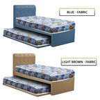 Elie 3 in 1 Single Bed Frame Pull Out Bed with Mattress Bundle in 6 Colours