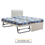 Elie 3 in 1 Single Bed Frame Pull Out Bed with Mattress Bundle in 6 Colours