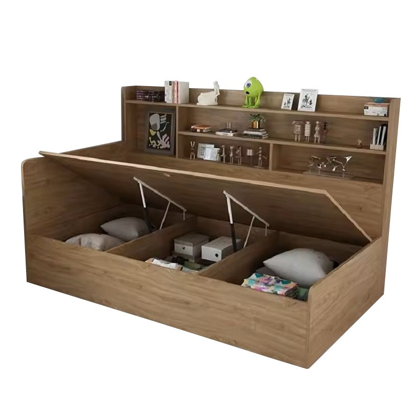 Tyrell Storage Bed / Fully Laminated Eco Board in 4 Colour - w/ Mattress Option