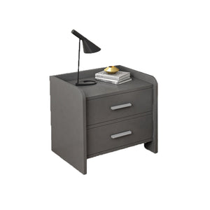 Barn Series Bedside Table In Gray (Fully Assembled)