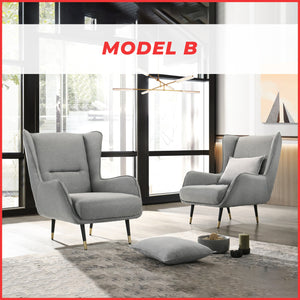 Cody Modern Solid Wood Chair / Lounge Chair / Armchair / Accent Chair / 3 Models