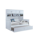 Lanna Super Single Pull-out Bed Bed Frame with Display Shelf, Cabinet